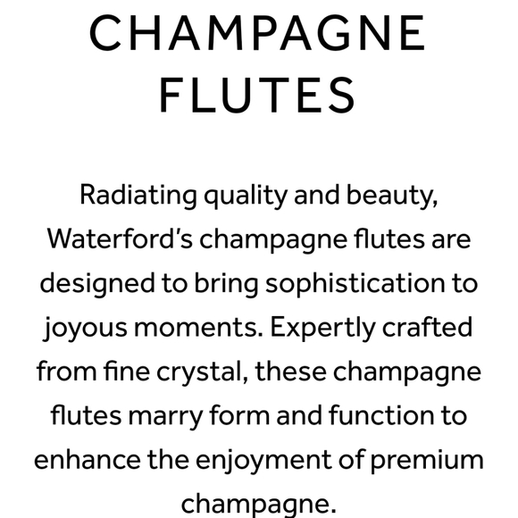 4 WATERFORD CRYSTAL Champagne flutes in excellent, unused condition! - Picture 6 of 11